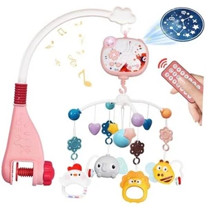 Crib Mobile with Music and Lights, Baby Mobile for Crib Toys with Rotation, - Picture 1 of 8