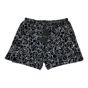 Pantalones Cortos de Natación Fabletics B&N Floral 5 pulgadas Negro Clásico Mediano Nuevo con Etiquetas - Imagen 1 de 7