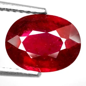 2,21 quilates Piedras Preciosas Naturales Rubí Top Rojo Ovalado Madagascar ¡Hermoso Color Brillante! - Imagen 1 de 7