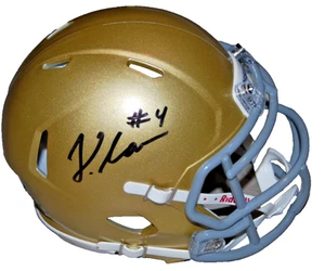 JEREMIYAH LOVE signiert (NOTRE DAME FIGHTING IRISH) Mini Helm BECKETT BS38122 - Bild 1 von 2
