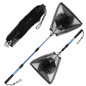 Fishing Net with Long Robust Telescopic Handle for Freshwater and Saltwater,E... - Picture 1 of 9
