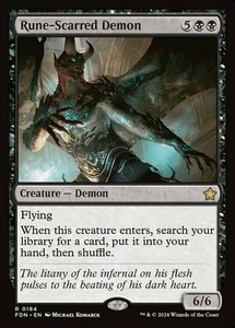 Rune-Scarred Demon - Foil - TCG - UNGRADED - Picture 1 of 1