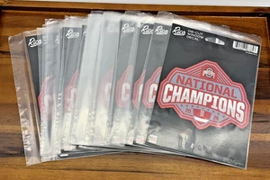 Menge 24 gestanzte Fenster Aufkleber Ohio State Buckeyes 2024 National Champions Neu - Bild 1 von 7