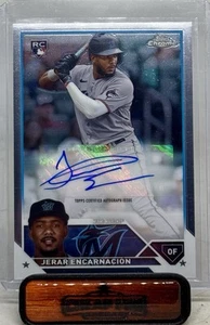 JERAR ENCARNACION RC AUTO 2023 TOPPS CHROME ROOKIE AUTOGRAPH AC-JE MARLINS - Bild 1 von 3