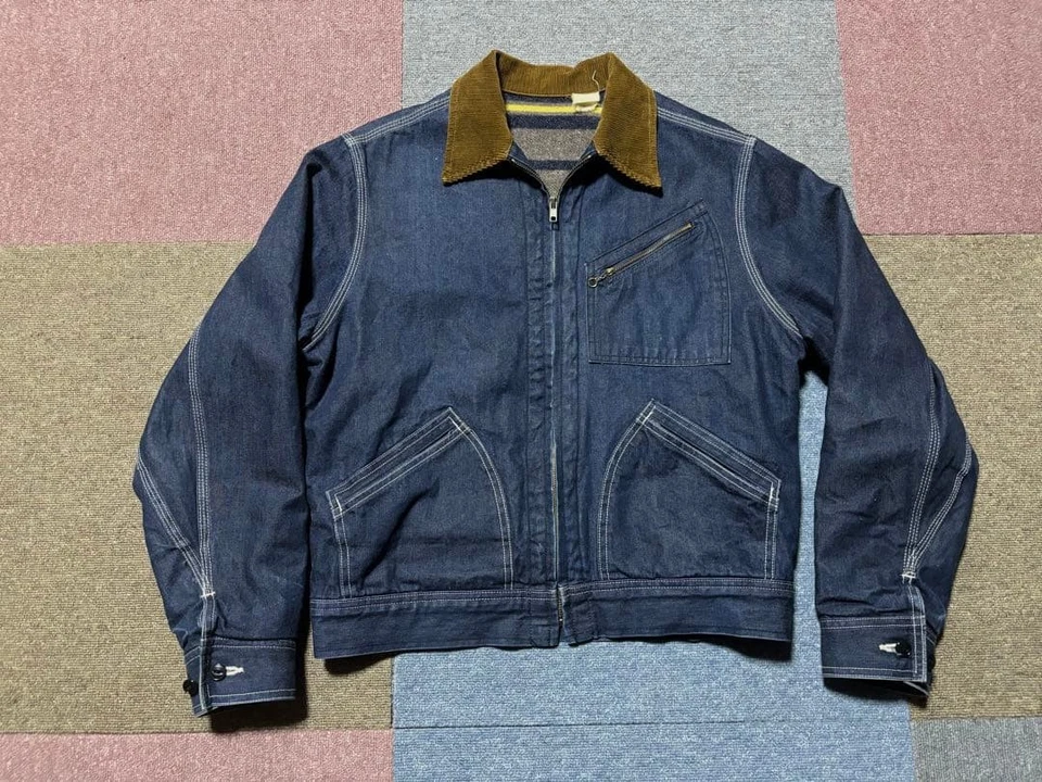 Manta chaqueta vaquera índigo caña de azúcar talla M Foto 1 de 4