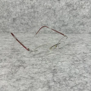 Invincilites By Zyloware Sigma 234 CE Clear Pink Eyeglasses Frames Rimless - Picture 1 of 8