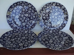 Johnson Brothers Country Schrank blau weiß Speiseteller Eisenstein Chintz Set/4 - Bild 1 von 4