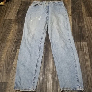 Vintage Levis 551 Damen Relaxed Jeans Größe 10 Blau Tapered - Bild 1 von 13