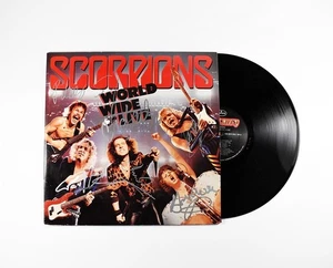 The Scorpions Autographed Signed Album LP Record Authentic Beckett BAS COA - Picture 1 of 3