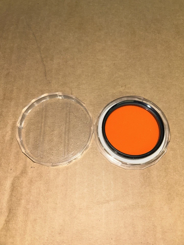 Vintage ROKUNAR 55mm Orange Color Film Filter G, Made In Japan - Image 1 of 3