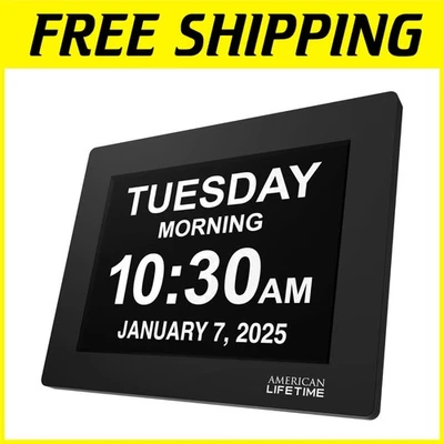 Custom Alarms Alzheimer's Clock with Big Display - Image 1 of 4