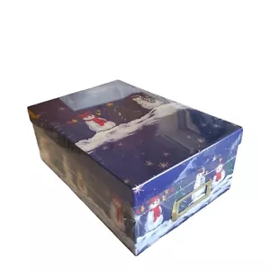Photo Office Video Storage Box Winter Scene BRAND NEW Continental Box Co HTF - Picture 1 of 3
