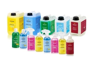 Jemako Glasreiniger Bodenpflege Kraftreiniger Sanitärreiniger Kaminglas AshExGel - Bild 1 von 26