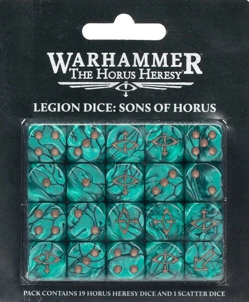 Games Workshop Warhammer 40K Legion Dice Sons Of Horus Miniature