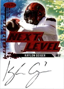 2022 SAGE HIT Next Level Autographs Red #NLSKG Kaylon Geiger Auto - NM-MT - Picture 1 of 1