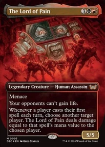 MTG - (Borderless Foil) THE LORD OF PAIN - Duskmourn Commander (M) - Picture 1 of 1