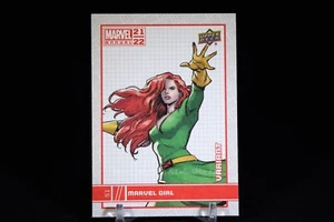2021-22 Upper Deck Marvel Annual Marvel Girl Canvas Variants - Picture 1 of 2
