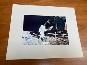 Neil Armstrong signed photo of a Astronaut at Quadrant II on Descent Stage ,Nice - Picture 1 of 17
