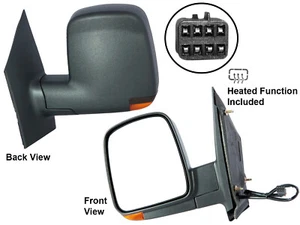 For 2003 - 2007 SAVANA EXPRESS Van Power Heated Signal Light Mirror Driver Side - Picture 1 of 4