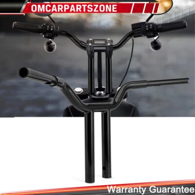 Manillar de barra de elevación MX-T de 14"" para Harley Sportster Iron 883 1200 48 72 Roadster Foto 1 de 4