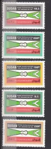 francobolli SUDAN 1991 SC 399 403 RIVOLUZIONE MNH SET CV$16 #73 - Foto 1 di 2