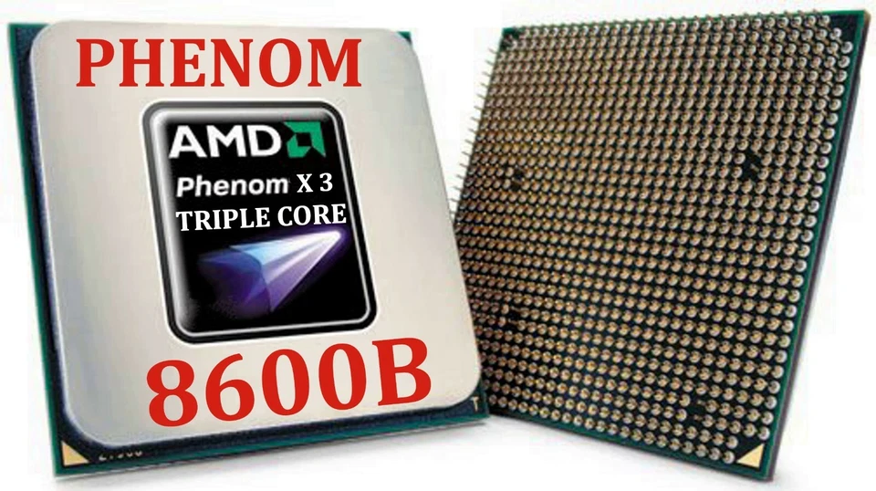 PROCESSORE SOCKET AM2  PHENOM TRIPLE CORE 8600B _ 2.30 GHZ - Immagine 1 di 1