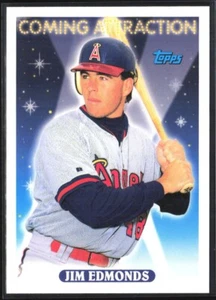 1993 Topps #799 Jim Edmonds Coming Attraction Rookie Card - Picture 1 of 2