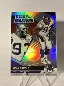 2021 Mosaic Football John Randle Stare Masters Silver Prizm #SM25 - Vikings - Picture 1 of 2