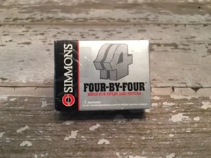 SIMMONS | FOUR BY FOUR | 1” TOP MOUNT RINGS | 49048 | MATTE BLACK | HI EXT - Picture 1 of 9