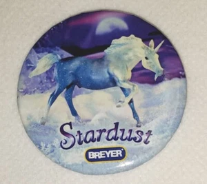 Breyer horse Souvenir Lapel Button Pin Stardust Unicorn Running Stallion - Picture 1 of 2
