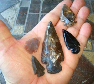 5x  Native Flint American Apache Tribe Arrowhead from Arizona in Apache Junction - Picture 1 of 6