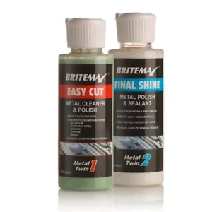 Britemax METAL TWINS Small - Easy Cut 118ml & Final Shine 118ml - metal polish - Picture 1 of 2