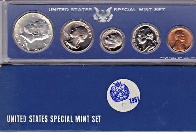 1967 United States Special Mint Set-40% Silver Half - Image 1 of 3