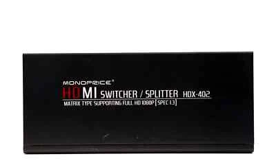 4X2 True Matrix HDMI Switch Splitter w/ Remote  HDX-402 - Image 1 of 4
