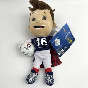 UEFA EURO 2016 Maskottchen Plüschfigur | Super Victor | Fußball Puppe 26cm | OVP - Picture 1 of 7