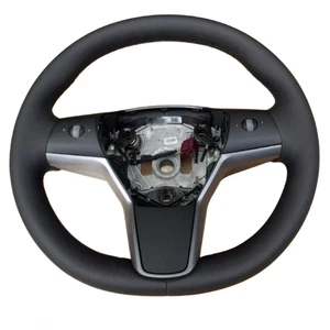 Volante de cuero térmico para conductor 1490214-00-B se adapta a Tesla Modelo 3 y Modelo Y - Imagen 1 de 10