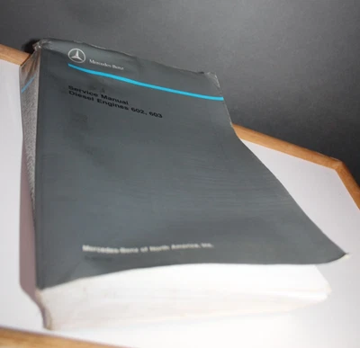 Mercedes-Benz Service Manual Diesel Engines 602 603 1991 Automotive Book - Image 1 of 4