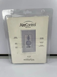 Minka Aire WC600 White Wall Fan Remote Control 6 Speed Light Dimmer Reverse - Picture 1 of 4