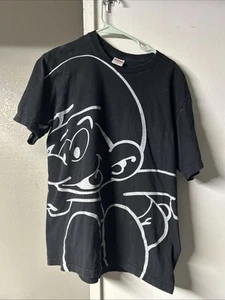 Supreme Smurfs All Over Print Double Sided Black T-Shirt M - Bild 1 von 3