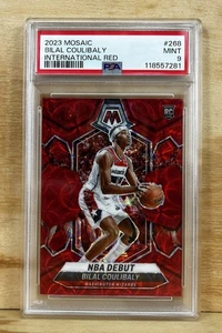 Panini Mosaic Bilal Coulibaly #268 International Red 2023/75 radiocontrol novato PSA 9 - Imagen 1 de 2