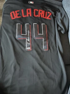 Maglia Elly De La Cruz FIRMATA Cincinnati Reds cucita PSA autenticata XL - Foto 1 di 3