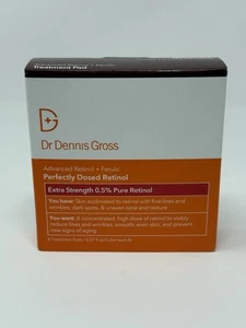 NEW Dr. Dennis Gross Extra Strength Retinol&Ferulic Perfectly Dosed Pads 8 Count - Picture 1 of 3