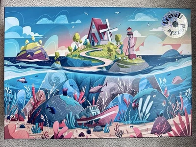 Trevell Jigsaw Puzzles “Seul au Monde” 1,000 Piece Puzzle NEW - Image 1 of 2