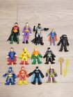 Lot Of 13 Dc Action Figures Batman Joker Imaginext Robin Flash Superman Aquaman