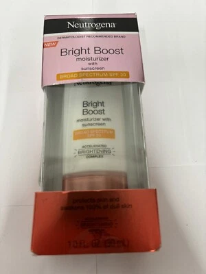 Crema hidratante Neutrogena Bright Boost EXPIRADA con protector solar SPF30 descontinuada 1 OZ Foto 1 de 3