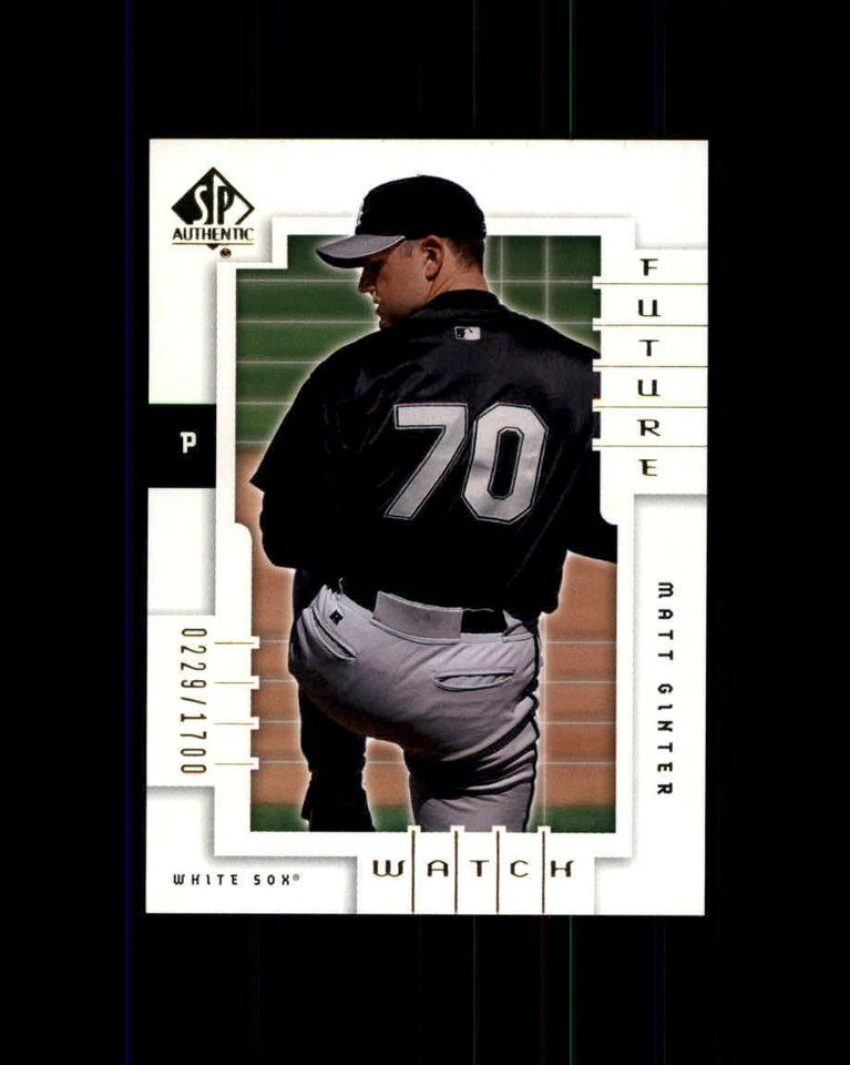 2000 SP Authentic #161 Matt Ginter FW RC 1700 (ref 165493) - Image 1 of 2