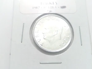 World Coin, Turkey, 10 Lira, 1987, Almost Uncirculated Condition - Picture 1 of 4