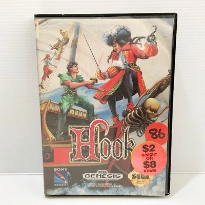 Hook + Box & Manual - Sega Genesis - Tested & Working - Free Postage - Image 1 of 4