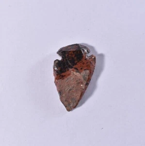 Large MAHOGANY OBSIDIAN Arrowhead Knapped Stone age Reenactment Arrow Head - Picture 1 of 3
