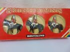 BRITAINS BOXED TOY SOLDIERS "BRITISH REGIMENTS" SET 7228 3 x MOUNTED LIFEGUARDS